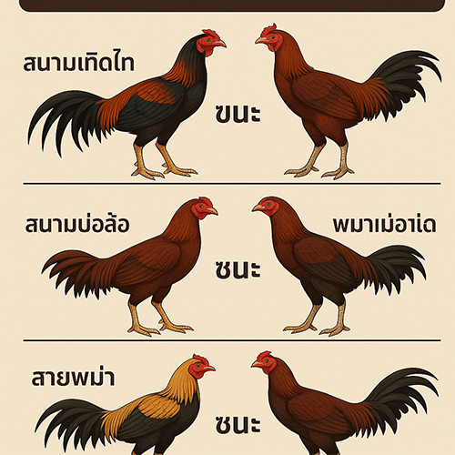 ผลไก่ชนย้อนหลัง