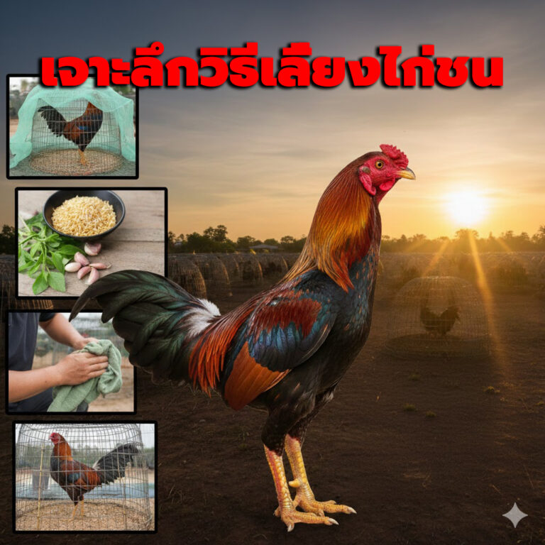 วิธีเลี้ยงไก่ชน